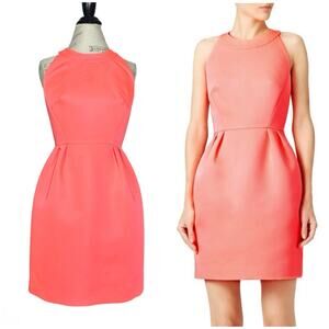 Kate Spade | Women | Flawed Pink Coral Sleeveless Bow Mini Cupcake Dress | Sz 6